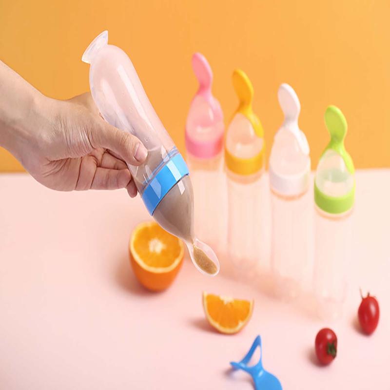  Bình Thìa Muỗng Tập Ăn Dặm Cho Bé 6 Tháng Uống Sữa Bằng Silicon Loại Tốt An Toàn Mềm Nhất 