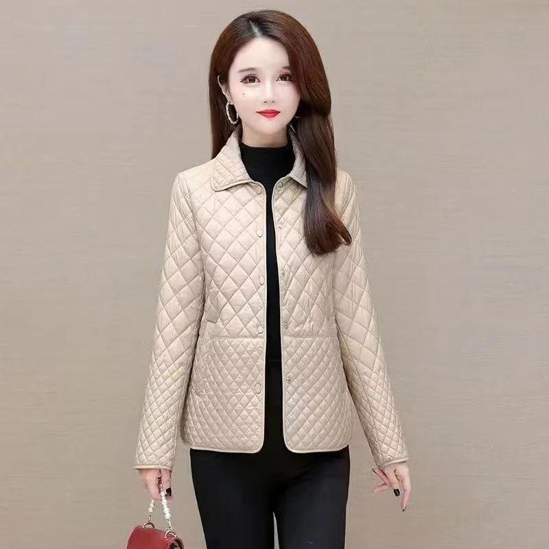 Váy Nữ Trung Người Già Và Cao Tuổi, Thời Trang, Dáng Rộng Vừa Vặn, Áo Khoác Bông Mùa Đông, Nhẹ Và Mỏng, Loại Ngắn, Chất Liệu Bông Xuống, Hàng Mới Về Thu Đông, 2022 / 2024 Jacket Top 8