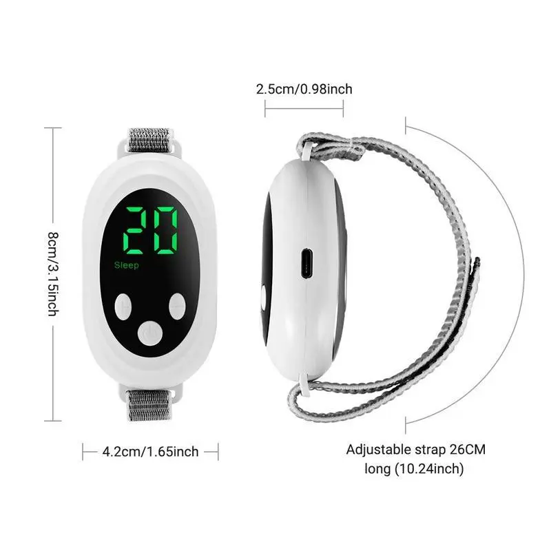 USB Rechargeable Handheld Sleep Aid Instrument, 1 Box Portable Sleep Massager, Personal Care Appliances for Home & Travel 1