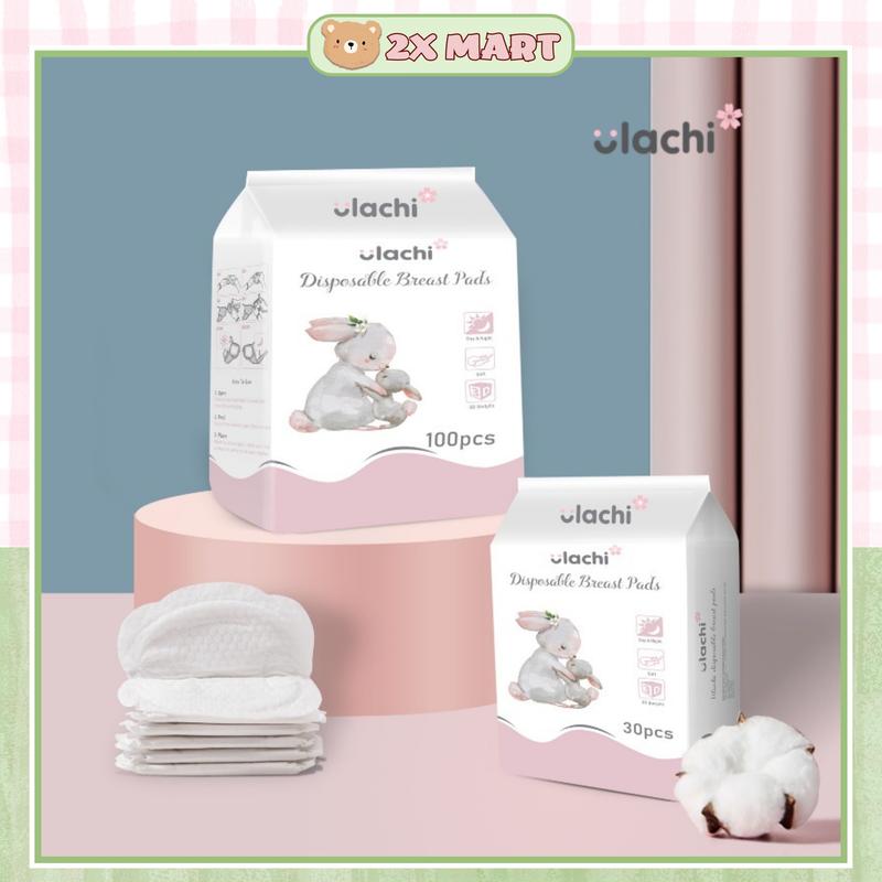 Miếng lót thấm sữa Ulachi có tấm dán đính kèm siêu thấm tiện lợi 2X MART miếng lót