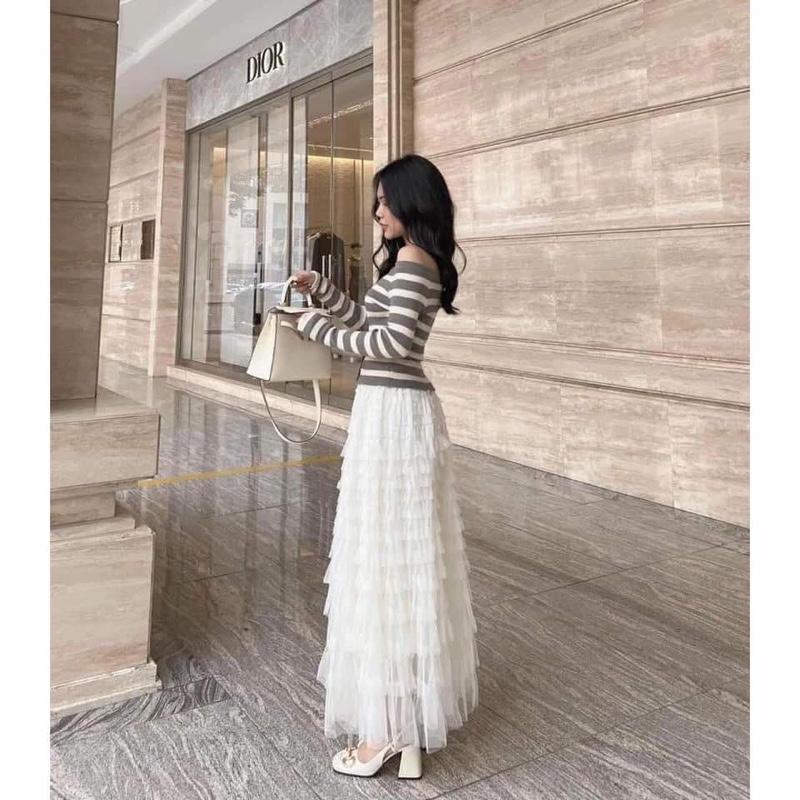 Product Introduction of Chân váy voan nhiều tầng chất liệu cao cấp ,phối được rất nhiều kiểu áo sang chảnh 12