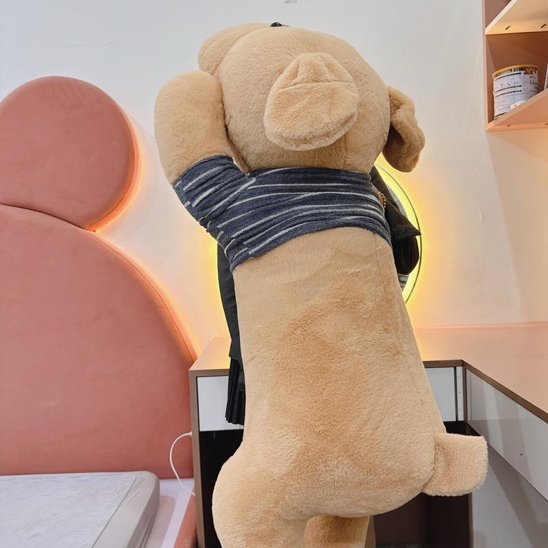 Gấu bông chó ngủ mặc áo len siêu bự đủ màu sắc