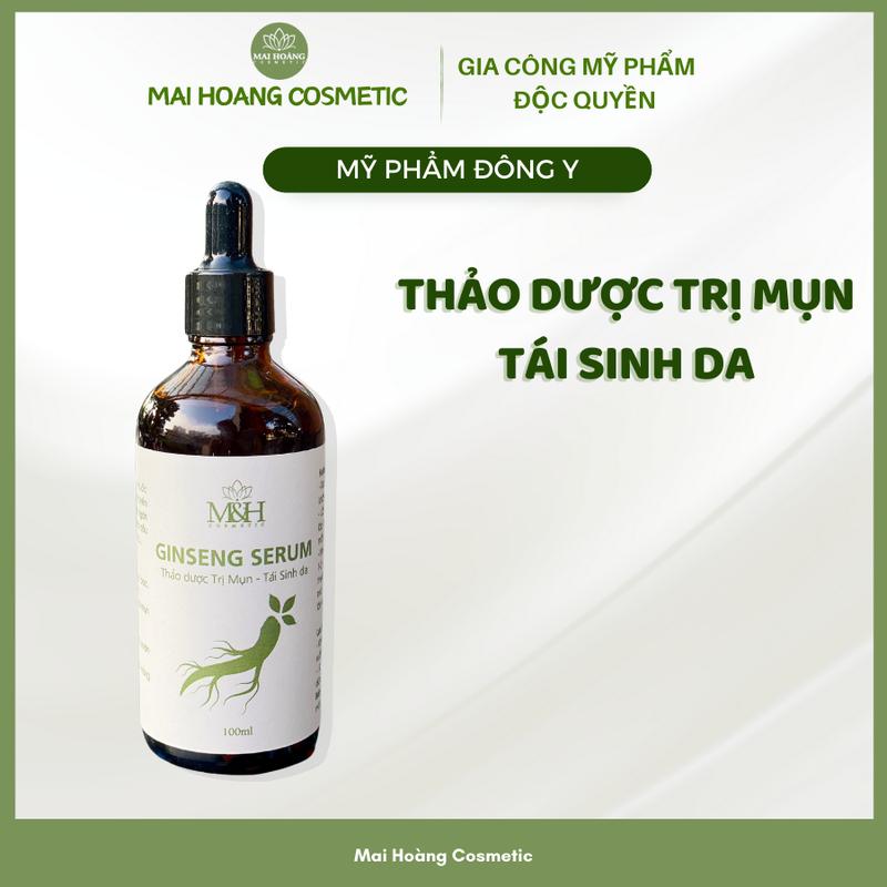 Serum tái tạo da nhân sâm Mai Hoàng TẶNG KÈM 1 GÓI BỘT RỬA MẶT 100GR