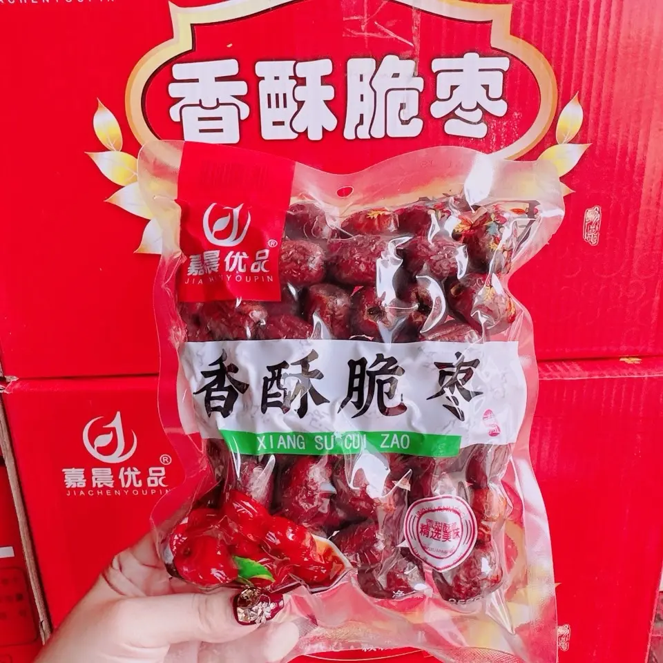 Táo đỏ sấy giòn không hạt