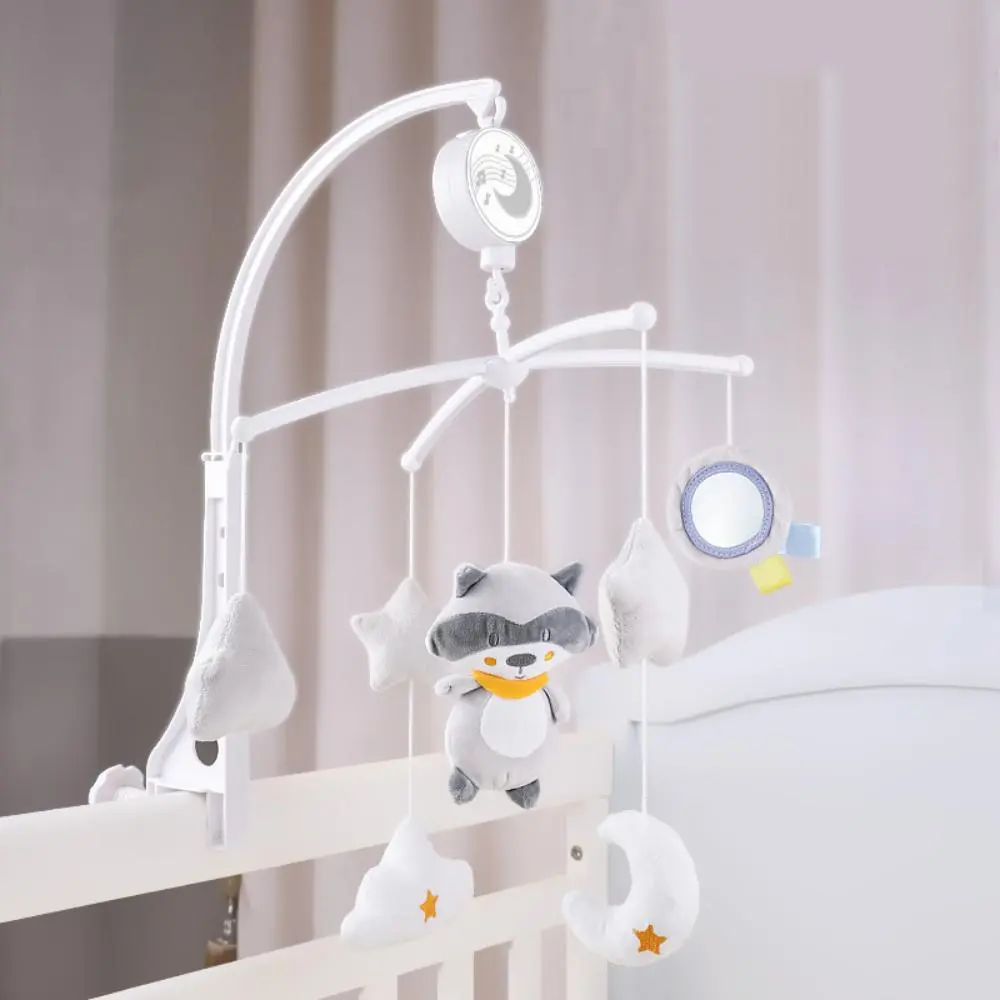 Cute Animal Design Bedside Rattle, 1 Count Rotating Music Box Babybells Toy, Baby Hanging & Rocking Toy, Baby Sleeping Toy, Birthday Gift