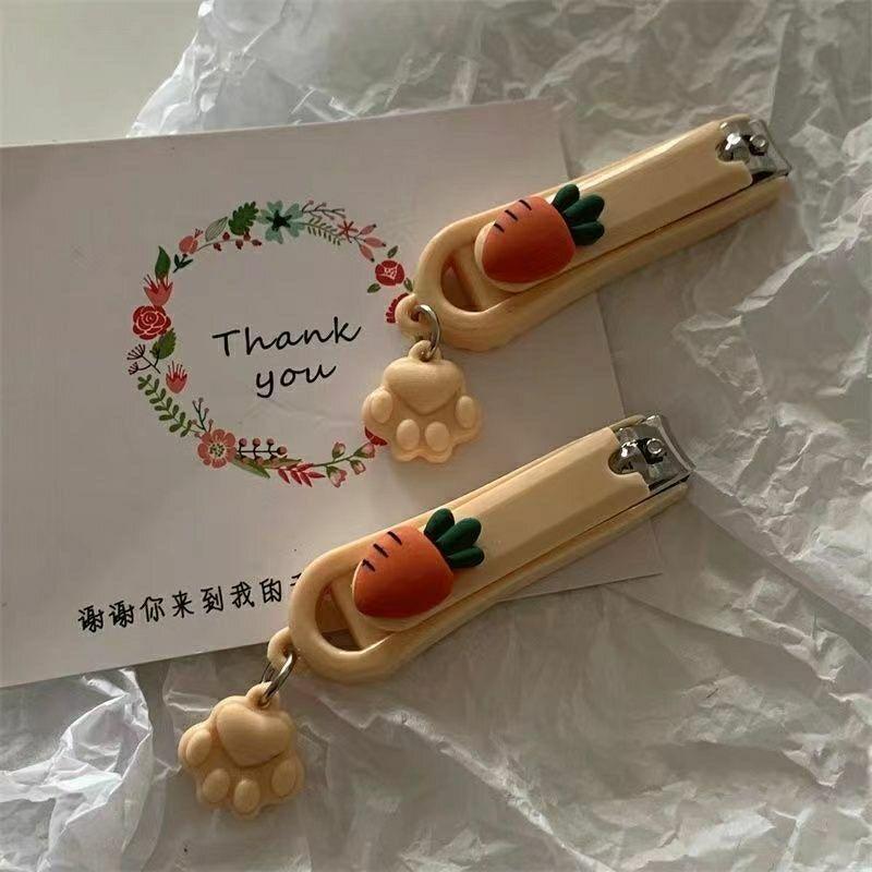 Dụng Cụ Bấm Móng Tay Cà Rốt, Thiết Kế Dễ Thương, Ins Giá Trị Cao, Thích Hợp Cho Phụ Nữ Và Trẻ Em Gái, Dụng Cụ Bấm Móng Tay, Năm 2025, Dụng Cụ Bấm Móng Tay Cao Cấp 4