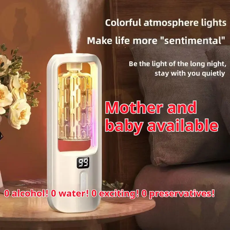 Automatic Aroma Diffuser Rechargeable Humidifiers Digital Display Air Freshener Fragrance hine