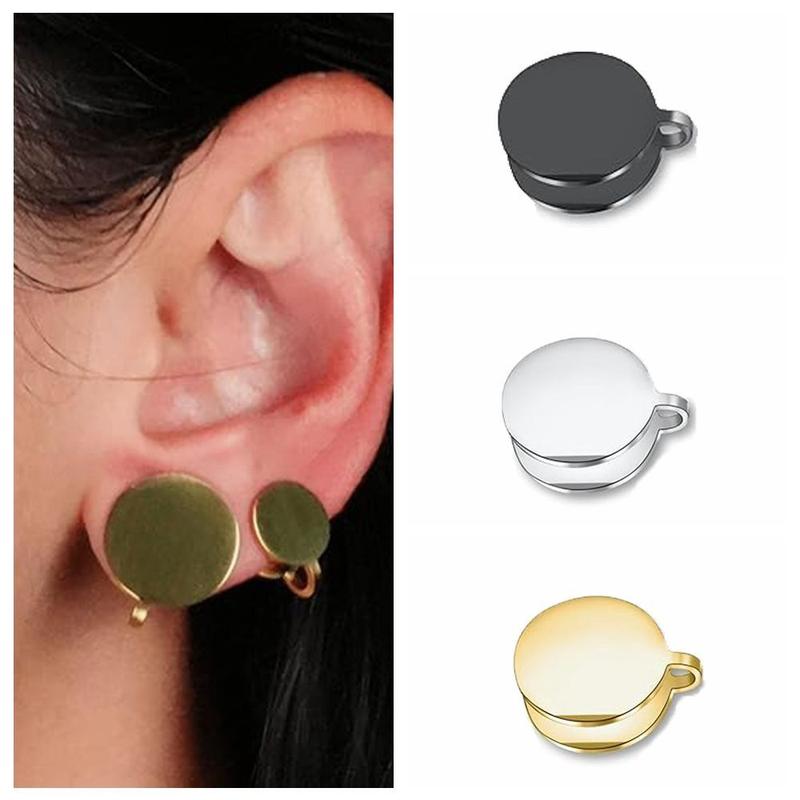New Design Stainless Steel Pressure Earrings Black Color Color - TikTok ...