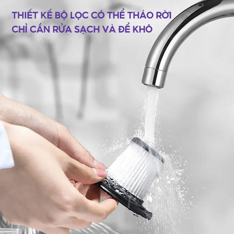 Máy hút bụi giường nệm EYSIN S10 15000pa lực hút mạnh diệt khuẩn tia UV Làm Sạch 6