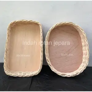 Produk Terbaru [nayoubi store] Keranjang rotan kotak ukuran  30x20 Bergaransi Terlaris
