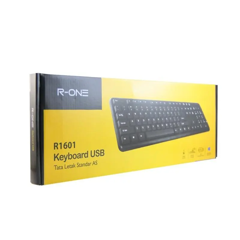 PAKET BUNDLING MURAH !! KEYBOARD + MOUSE USB R-ONE 6