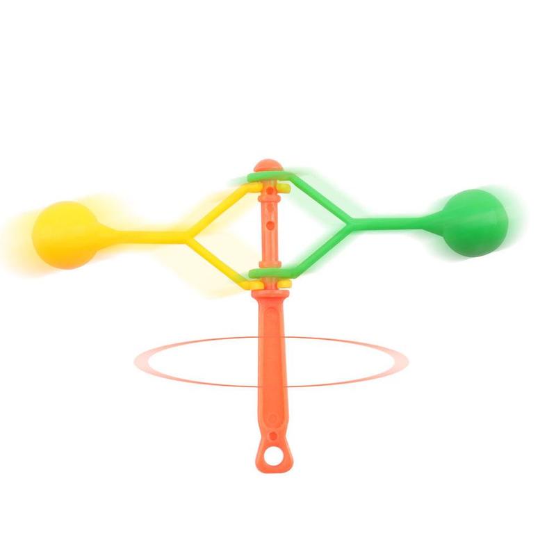 Product Introduction of Traditional Nostalgic Double Touch Ball Hand Rocking Touch Ball Hammer Small Plastic Toy V1F3 21