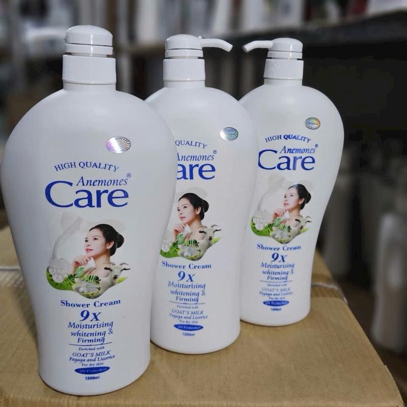 Sỉ 3 chai sữa tắm dê care 9x (1200ml) sua tam sữa dê