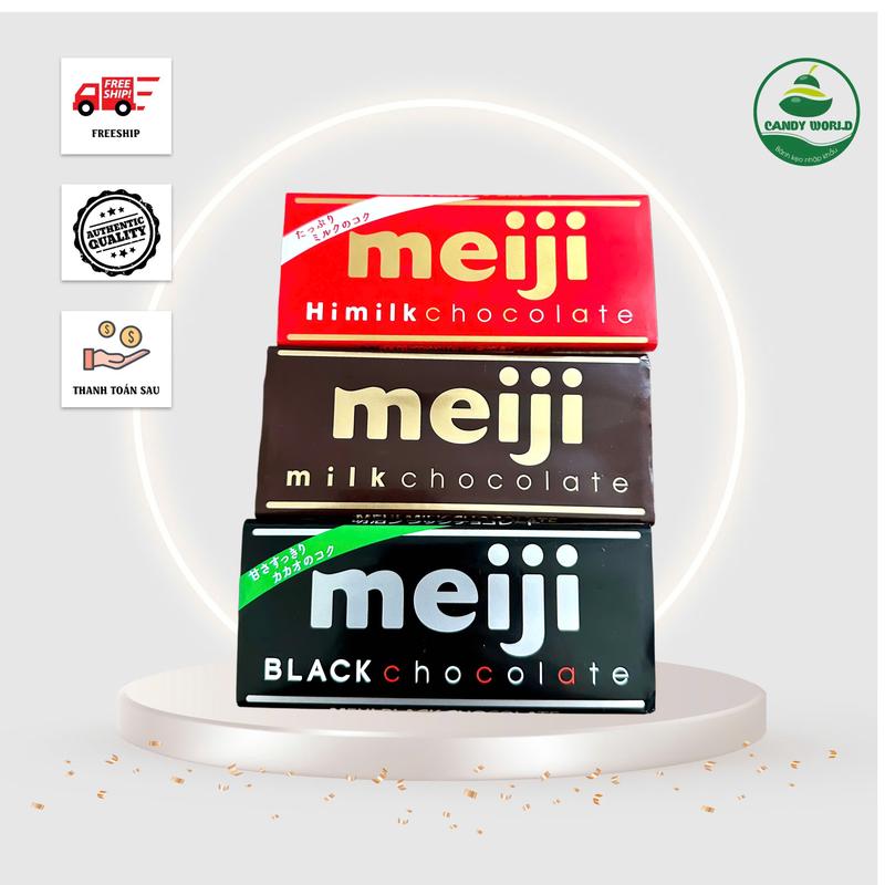 Socola Meiji Nhật 50gr đủ vị - ĐẮNG - NGỌT - THƠM