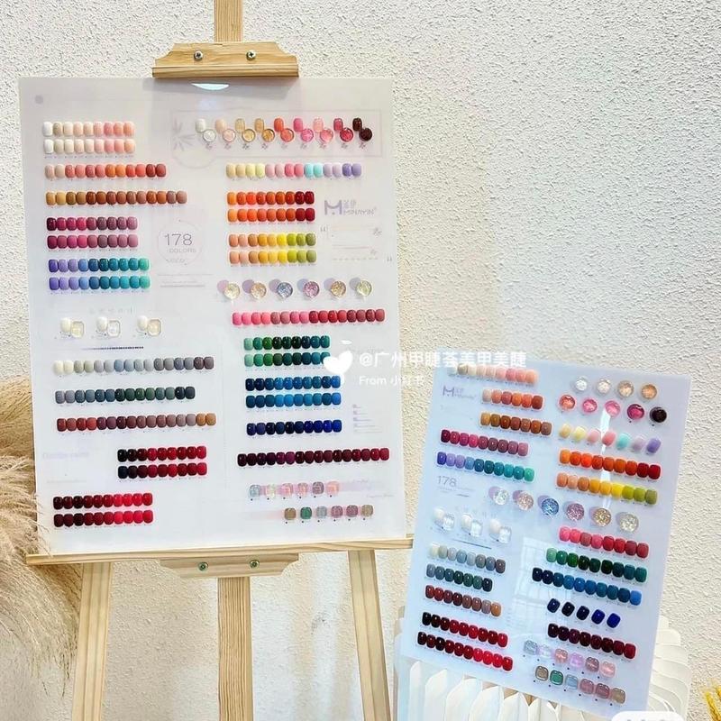 Set sơn 178 màu MINAYIN  siêu sang(kèm khung trưng gỗ)