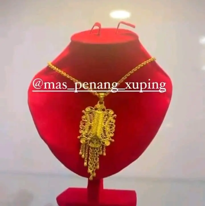 Rantai Kalung mewah / panjang rantai kalung 60cm