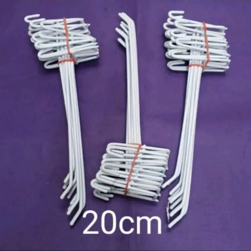 Cantolan 20cm kawat ram pajangan per 10pcs 1 ikat Putih 2