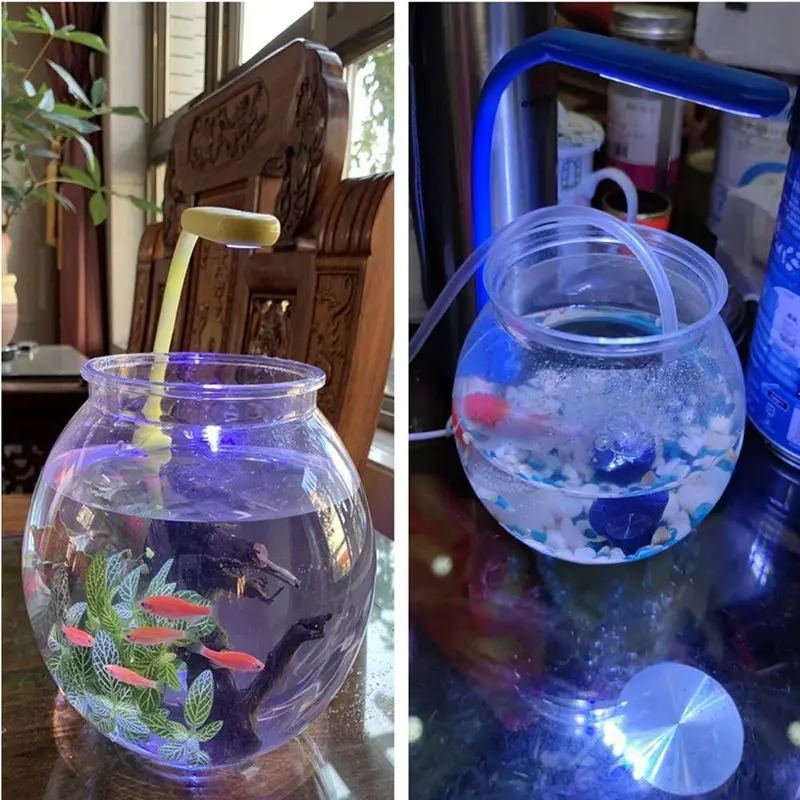 Clear Ball Fish Tank, Plastic Aquarium, Home Decoration for Freshwater Fish, Small Fish Tank, Home Decor, Room Decor 2
