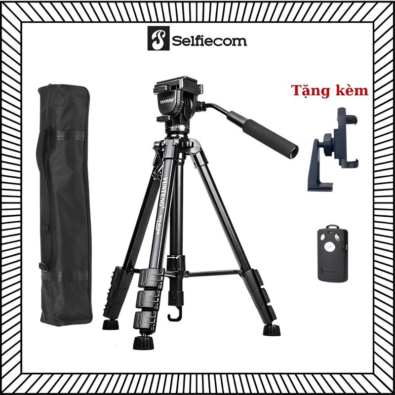 HCM Tripod Yunteng VCT-691 - Chân Đỡ Điện Thoại & Máy Ảnh Chuyên Nghiệp | Phụ Kiện Quay Video & Selfie Đỉnh Cao Có Remote Bluetooth