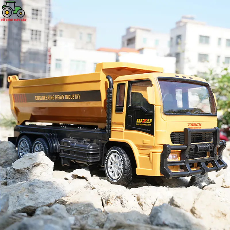Xe ben - Điều khiển từ xa (RC), nâng hạ thùng ben, lốp cao su; xe công trình; MCT10 1