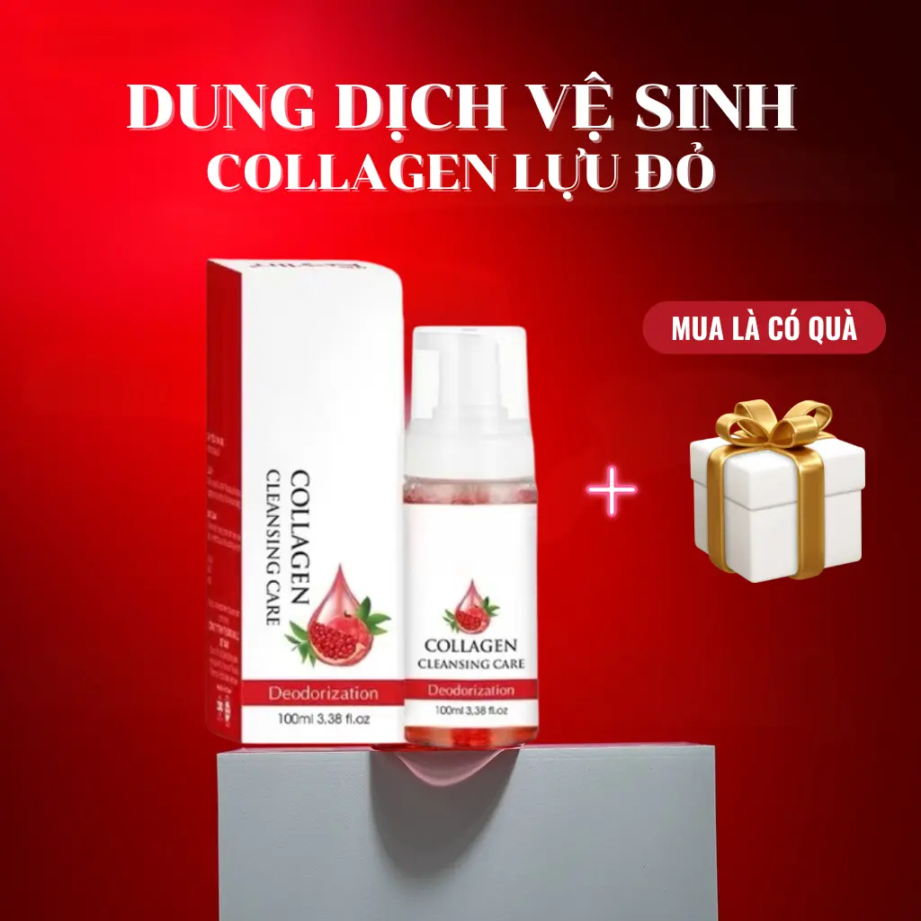 Dung Dịch Vệ Sinh Collagen Lựu Đỏ Mẫu Mới Hương Lê