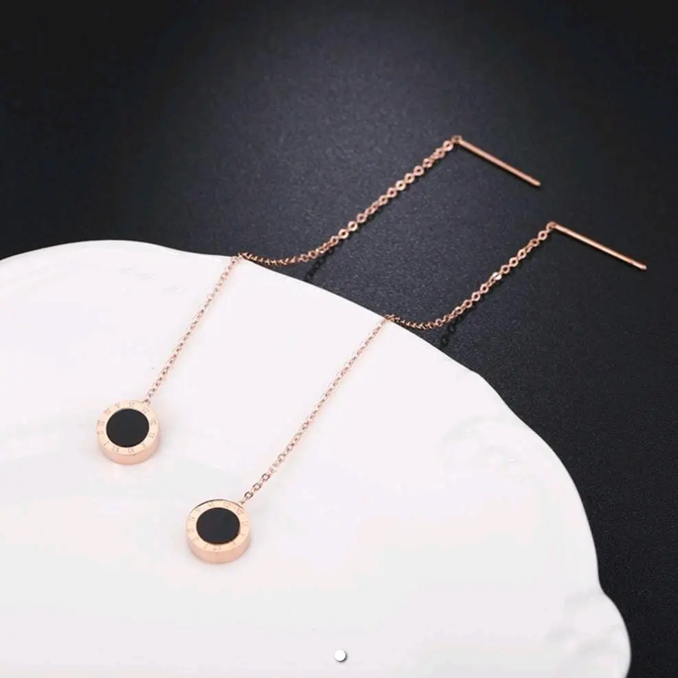[COD] Anting titanium romawi tusuk panjang anti karat & anti hitam