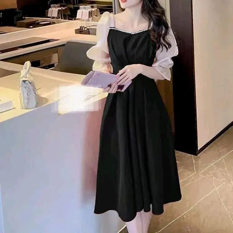 NFA - DRESS GLIZE MIDI KOREAN STYLE LOOK Casual