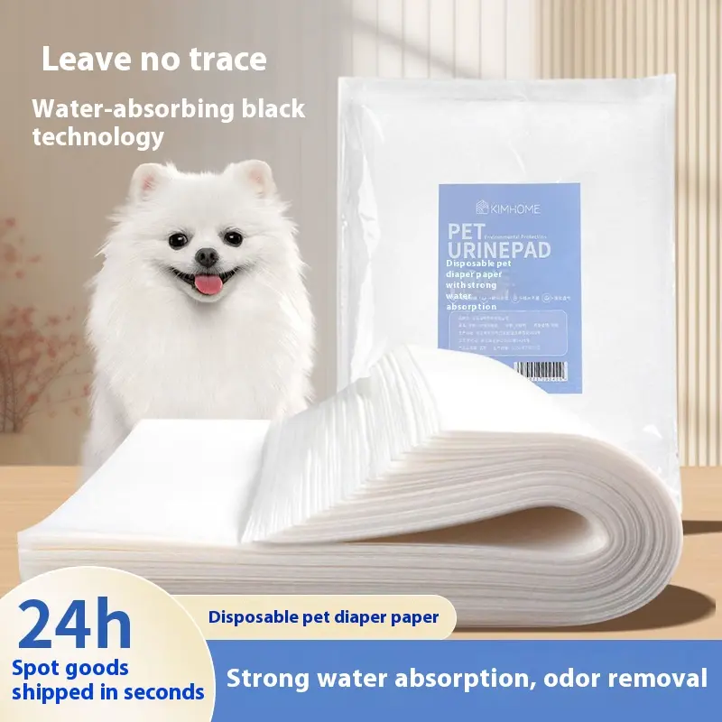 Pet Supplies Dog Diapers Absorbent Paper Towels Cleaning Urine Pad Cat and Dog Urine Water-Absorbing Quick-Drying Baby Diapers