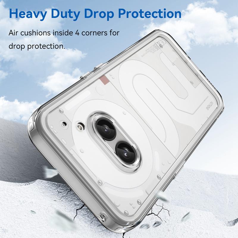 Product Introduction of KEYSION Transparent Shockproof Case for Nothing Phone 2A Plus Soft TPU Silicone Clear Phone Back Cover for Nothing Phone 2A Plus 3