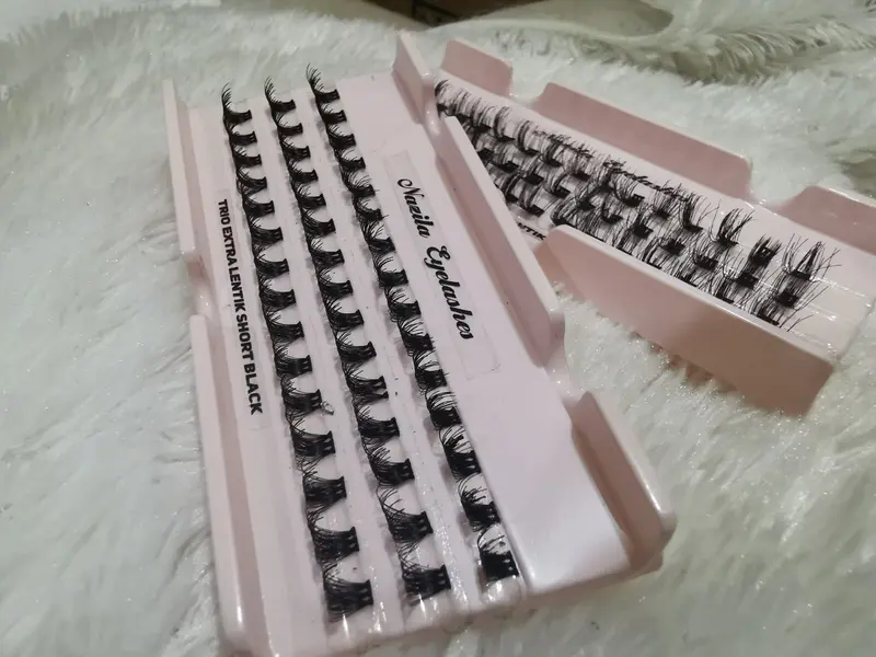 Bulu mata Cluster trio lentik Eyelash Extension 3