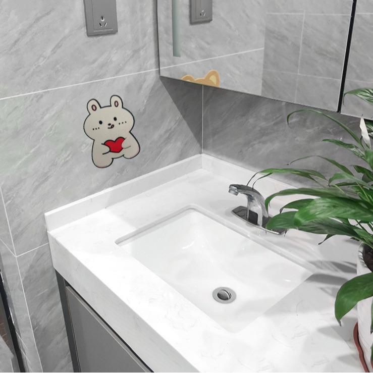 Miếng Dán Nhà Vệ Sinh Bằng Nỉ, Thiết Kế Hoạt Hình Dễ Thương, Miếng Dán Tinh Dầu Thơm, Miếng Dán Trang Trí, Miếng Dán Khử Mùi Nhà Vệ Sinh, Tự Dính, Thích Hợp Cho Tinh Dầu Thơm Nhà Vệ Sinh 2