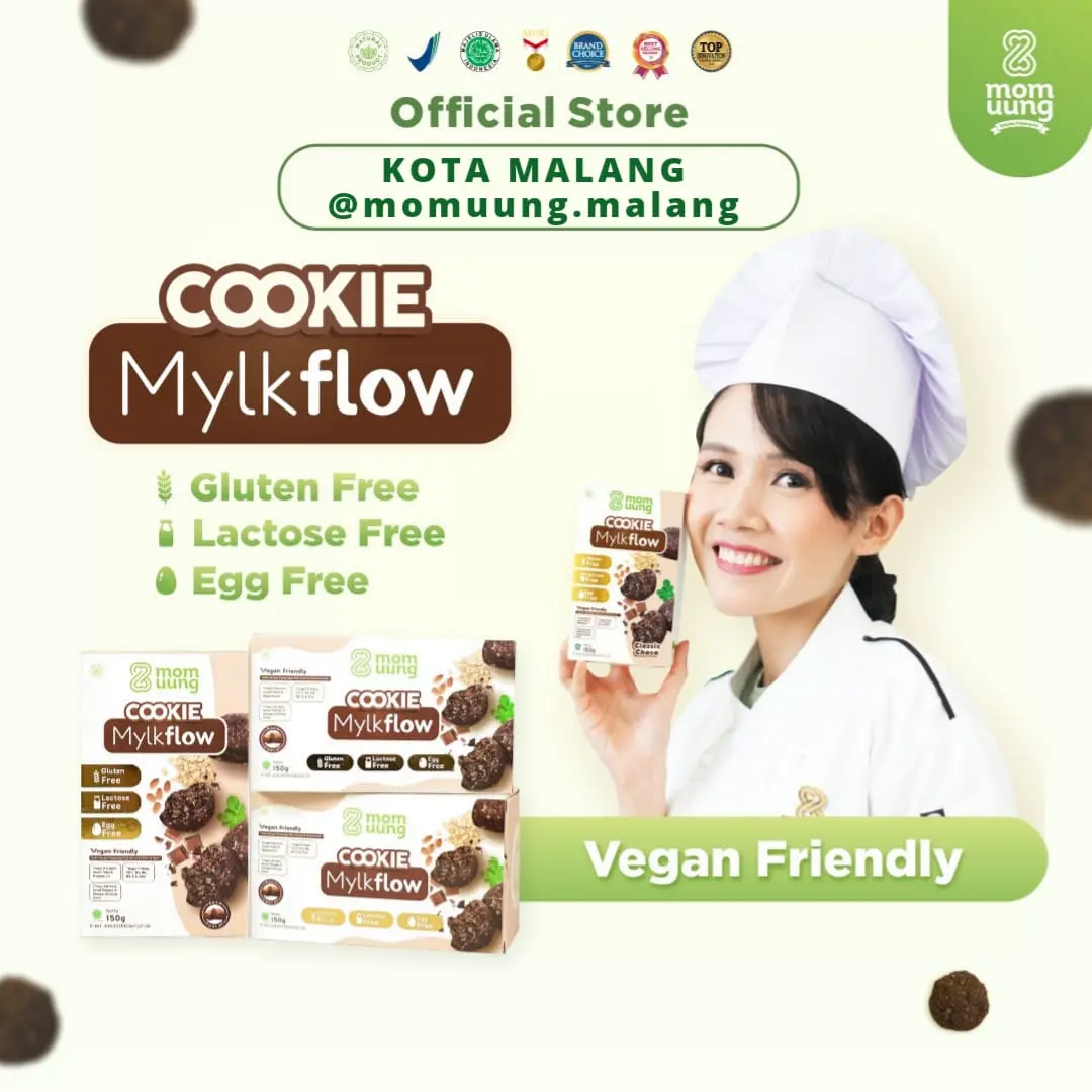 MOM UUNG COOKIE MYLK FLOW / PELANCAR ASI/ SUPLEMEN MENYUSUI