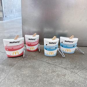 เคสป้องกัน McFlurry เข้ากันได้กับเคสหูฟังบลูทูธ รุ่นที่ 3 และ 4 Pro สำหรับผู้ชายและผู้หญิง ครอบคลุมเต็มรูปแบบ กันกระแทก ดีไซน์เฉพาะใหม่