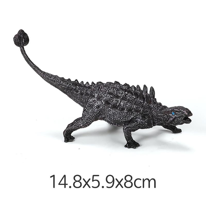 CS 1pc 15cm Small Dinosaur Model Toy Jurassic Tyrannosaurus Raptor Triceratops Ankylosaur Stegosaurus Gift for Kids #444754 4