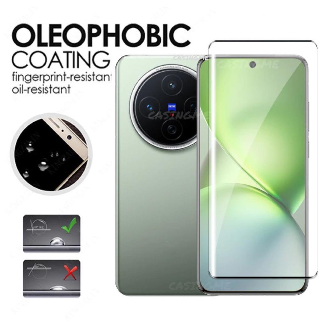 ฟิล์ม For vivo ฟิล์มเต็มจอ จอโค้ง สำหรับ vivo X200 /X200pro V50 V60 V40 V40Pro V30 V30Pro V29 V27 V2