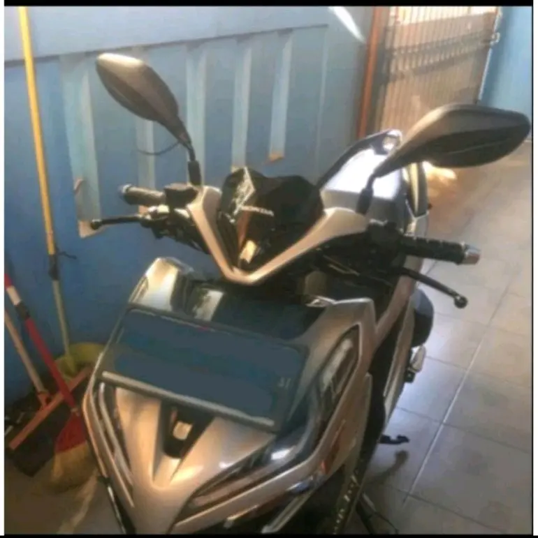 Promo paket spion click + handgrip standar Honda + Jalu stang chrome  semua motor Honda beat Vario 110/125/150 Scoopy supra Supra x 125 kharisma dll harga sepaket 3