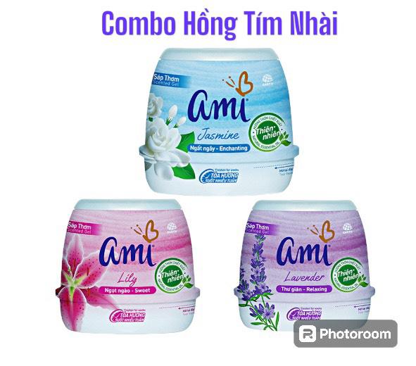 Product Introduction of Conbo 3 Sáp thơm Ami - Giải pháp cho không gian luôn Thơm mát - Khử mùi hiệu quả - Toả hương bền lâu Dầu thơm phòng x it sap thomkhumui 7