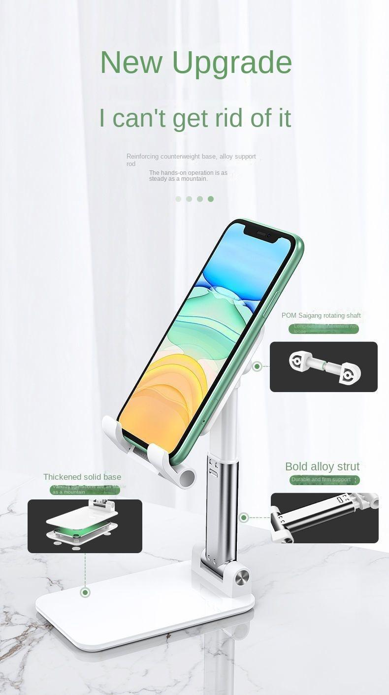 Product Introduction of Giá Chân Đế Điện Thoại Di Động Đa Chức Năng, Nâng Và Gấp, Thích Hợp Cho Máy Tính Để Bàn, Giá Đỡ Hỗ Trợ Phát Sóng Trực Tiếp Và Xem Phim, Thích Hợp Cho Sinh Viên Ký Túc Xá, Kiểu Thông Dụng 7