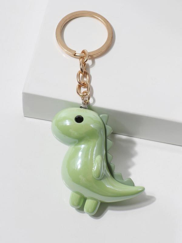 Casual Cute Dinosaur Keychain, Animal Shaped Pendant Key Ring for Keys and Phone, Lovely Fashion Kawaii Accessories for Best Friends Gift 3
