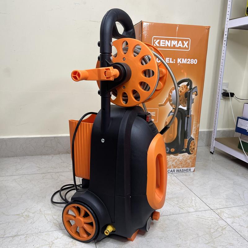 Máy Rửa Xe Chỉnh Áp Kenmax KM-280 - 2800W - Motor Cảm Ứng Từ - Có Rulo Cuộn Dây 4