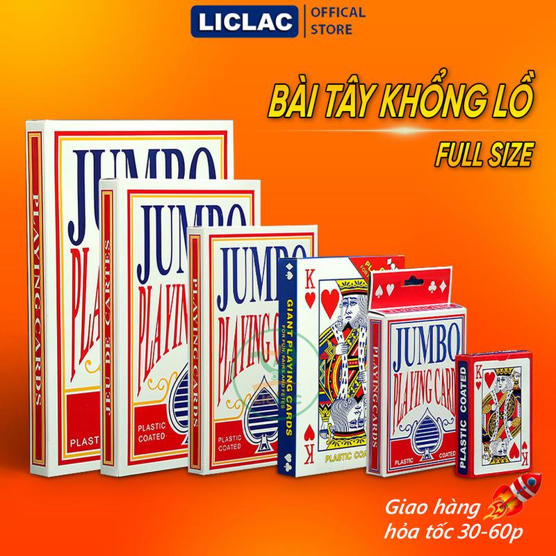 Bộ Bài Tây Khổng Lồ Full Size trò chơi giải trí vui vẻ - Bài Poker kích thước lớn A4 Playing Card 1