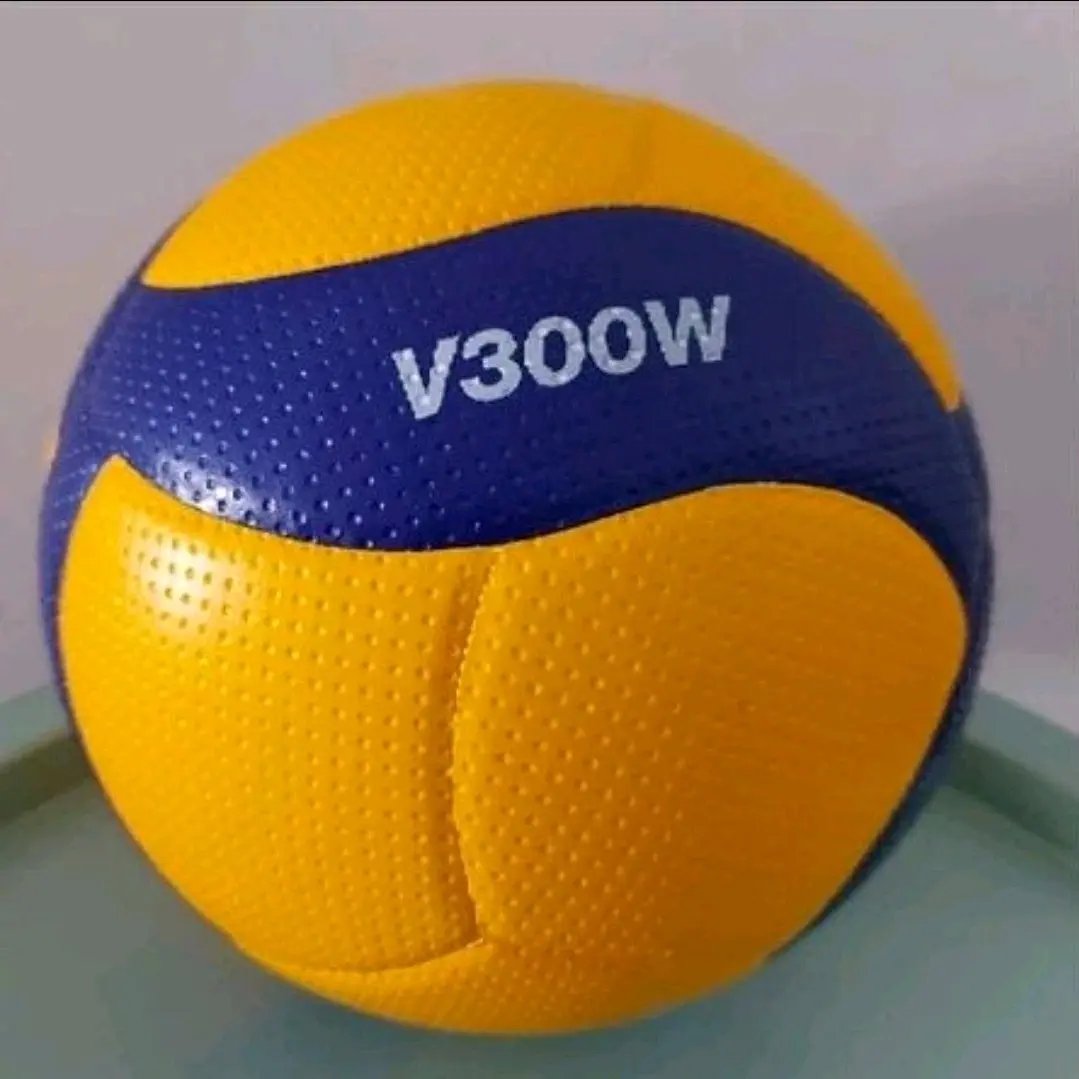 Bola Voli Volly Voly Ball Mikasa V300W V 300 W V 300W Bintik Kulit Jeruk Original Bonus Jaring Klep