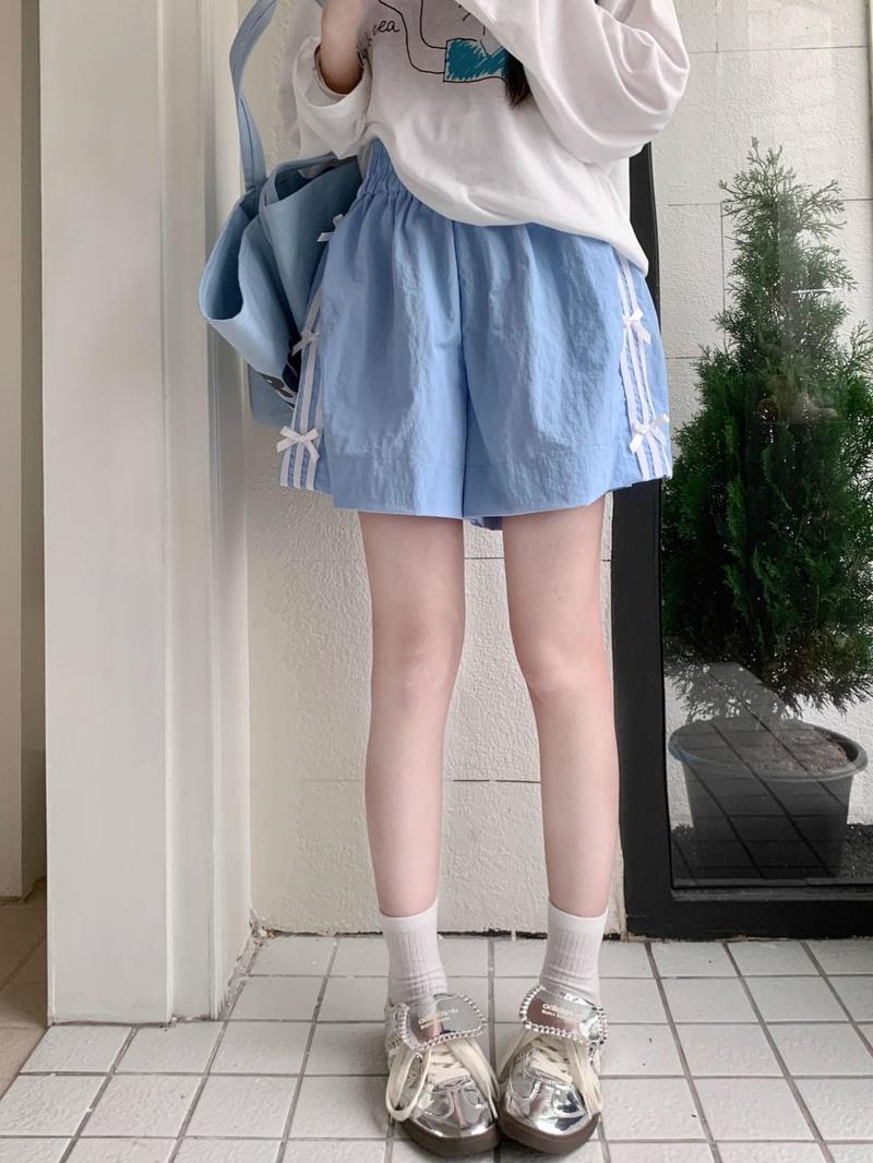 Product Introduction of Ice Silk Quick-Drying Wide-Leg Pants Women's Summer Thin Loose plus Size Casual Fitness Yoga Hot Pants Sports Pants 25