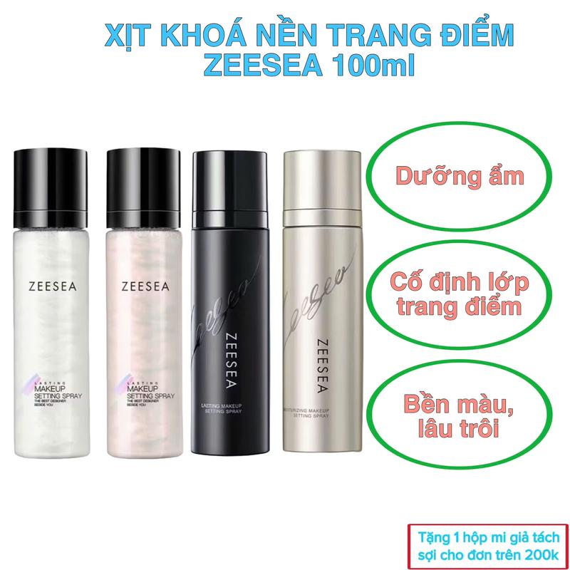 Xịt khóa make up ZEESEA 100ml cố định nền trang điểm bền màu, lâu trôi và dưỡng ẩm