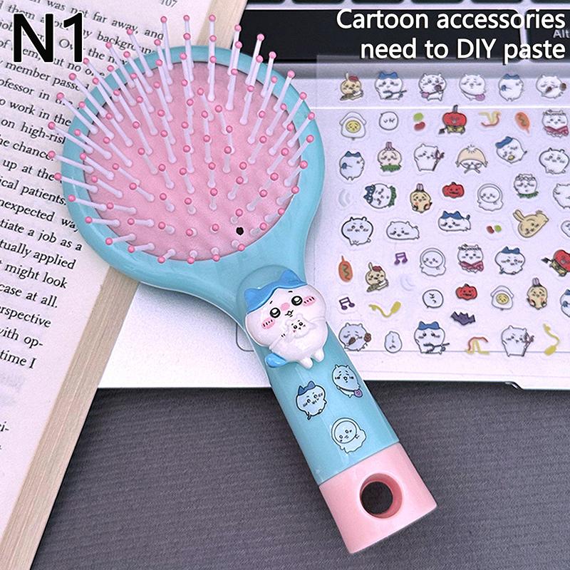 Product Introduction of Cartoon Handheld Mirror Comb Cartoon Air Cushion Comb Portable Student Dormitory Girlfriend Style Handheld Hairdressing Comb 31