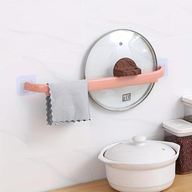 Product Introduction of 1pcs Extended Towel Rack Wall-Mounted Slipper Holder Bathroom Organizer With Multiple Storage Options Bathroom Accessories 14