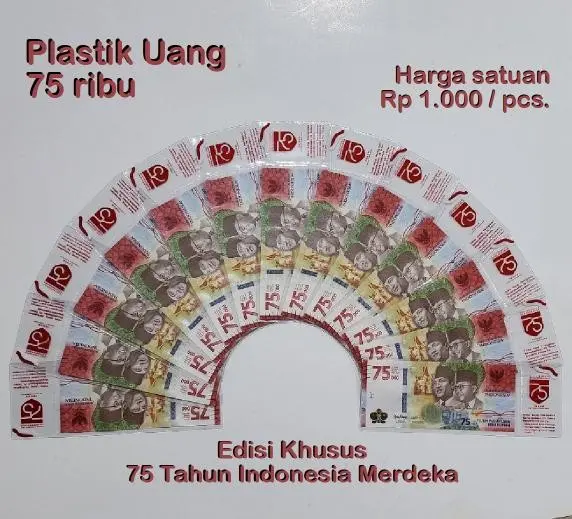 Plastik Sampul Khusus 75K Koleksi Edisi Khusus 75 Tahun Kemerdekaan 1