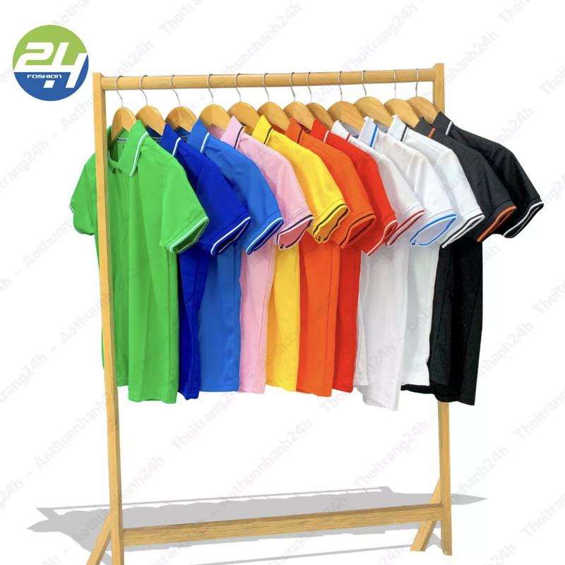 Top Áo Thun Nữ Trơn ANDROMEDA Polo Thể Thao Cá Sấu Mè  Nhiều Màu Vải Nhẹ Mát Form Xuông Đồng Phục Cho Cả Nam Và Có Size Trẻ Em Women Cam