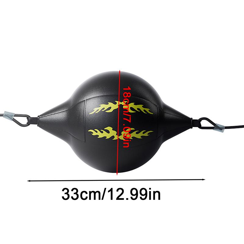 Product Introduction of New Flame Pattern Boxing Punching Bag PU Leather Pear Boxing Bag Inflatable Boxing Speed Bag Training Reflex Speed Balls Home Sports Gym Speed Bag For Women Men 26