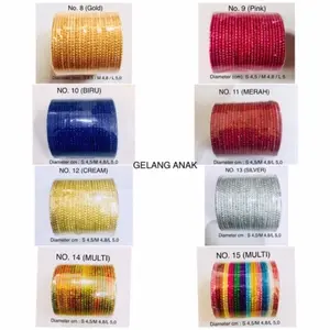 GELANG ANAK 2-15 TAHUN / BANGEL ANAK / GELANG KERONCONG ANAK / GELANG WARNA WARNI / GELANG MURAH